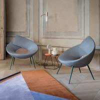 Duo de fauteuils design Lock de Bonaldo l'esprit Italien qui sublime votre intérieur