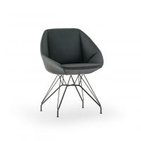 Pieds en métal design disponibles en 14 finitions pour le fauteuil Stone de Bonaldo