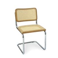 Chaise Cesca B32 de Marcel Breuer - chaise en bois de hêtre naturel et paille de Vienne