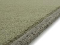 Détails du bord en nylon en teinte avec le tapis
