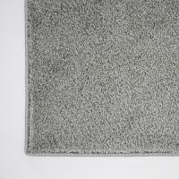 Détails du tapis Delhi gris avec surjet en nylon