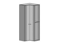 Largeur sur mesure pour armoire à portes battantes à angle Tilt