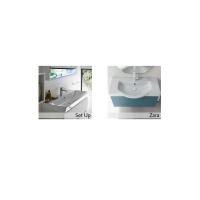 Vasques-console intégrée disponibles sur les meubles Frame à profondeur réduite (37 cm)