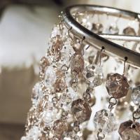 Lampe Gioia avec pendants en cristal - détail