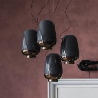Lampe suspendue avec abat-jour en céramique Asia de Cattelan