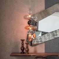 Lampe suspendue design Baban par Cattelan, en verre borosilicaté coloré