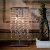 Modèle de table de la lampe de cascade en cristal Venezia