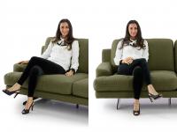 Proportions de l'assise et de l'ergonomie du canapé Marlow