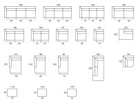 Modularité et dimensions disponibles pour le canapé Strip
