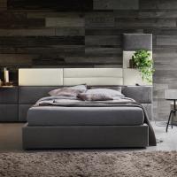 Design simpliste et minimaliste pour le lit rembourré Nasua