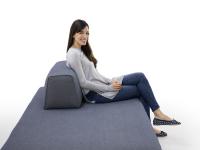 Modalité d'assise formelle du canapé Prisma Air