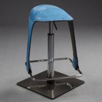 Olè! adjustable leather stool