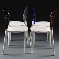 Chaise moderne bicolore Lilian - modèles disponibles