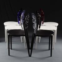 Chaise moderne bicolore Lilian - modèles disponibles