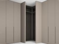 Module d'angle universel pour armoire Lounge, convient également pour les portes rabattables et pas seulement pour les portes battantes ou coulissantes