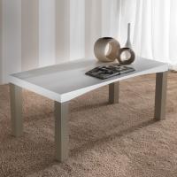 Table extensible en bois avec pieds carrés My Way version extensible