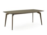 Table moderne en bois massif de haut design Ethan