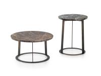 Tavolino da caffè con struttura in metallo Morris proposto in tre diversi modelli