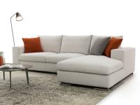 Grand confort offert par le canapé moderne avec chaise longue Hyeres