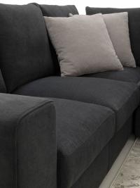Coussins d'assise larges et confortables pour le canapé Hyeres