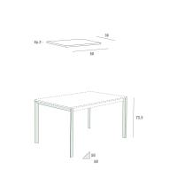 Dimensioni allunga e struttura tavolo 