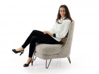 Proportions d'assise et ergonomie du fauteuil Beatrix