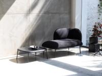 Chaise longue Fortune au design minimaliste et moderne
