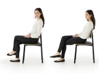 Modalités d'assise et proportions de la chaise Lollipop