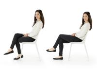 Modalités d'assise et proportions de la chaise Nicole