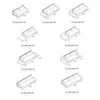Schéma des modèles de canapé Ibisco