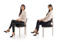 Caractéristiques ergonomiques de l'assise de la chaise Mailea