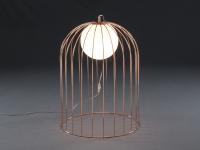 Lampe avec structure en forme de cage à oiseaux en métal Jengo par HomePlaneur