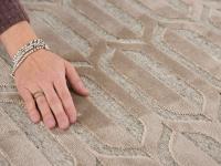 Marcato effetto cangiante della parte di vello in poliammide del tappeto Granada