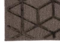 Détail du tapis Malaga à motif hexagonal de style