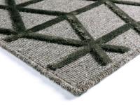 Détail du tapis Malaga dans la variante Gris-Anthracite
