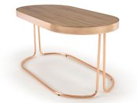 Tavolino Cora in una delle tre dimensioni disponibili, in particolare qui è raffigurato il modello da 80 cm per 40