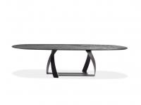 Bon Bon - Table tonneau design et piètement allongé