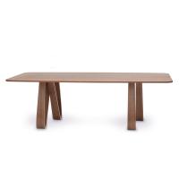 Table de design Butterfly modèle rectangulaire avec plateau en bois