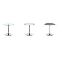 Différentes finitions disponibles pour le plateau de la table basse pour zone relax Alias Tavolino