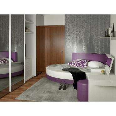 Progetto per una camera da letto di 15 mq - render