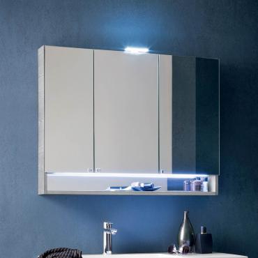 SUCIKORIO Specchio Bagno Contenitore con Luce in Alluminio, 66x61x13cm LED  Armadietto Specchiera Bagno con Contenitore 3000K-6500K Dimmerabile 