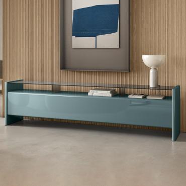 Credenza di design laccata lucida Manila