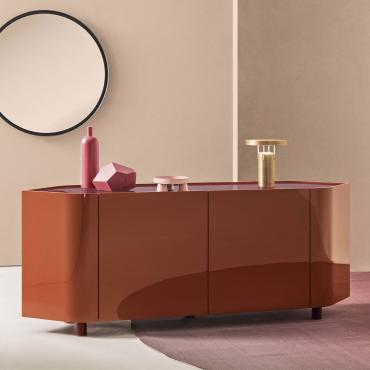 Credenza bassa di 200 cm con 4 ante Resilient