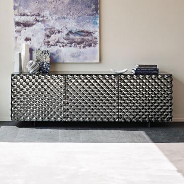 Credenza specchiata Vivaldi di Cattelan