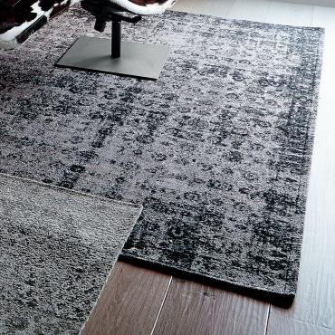 Tappeto decorato slavato Mapoon rettangolare, disponibile in due dimensioni