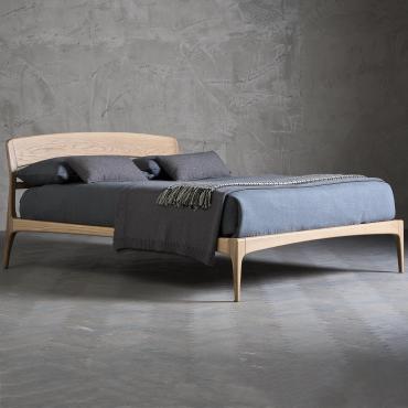 Letto matrimoniale in rovere Vicente 