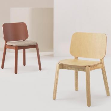 Sedia in frassino naturale Myla 