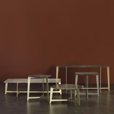 Set di tavolini in marmo League