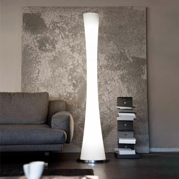 GIUDYT PIANTANA DA TERRA MODERNA LAMPADA A LED ACCIAIO CROMO ARREDO CASA  SALOTTO - Beautiful