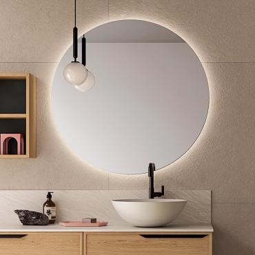 Specchiera da bagno rotonda Circle